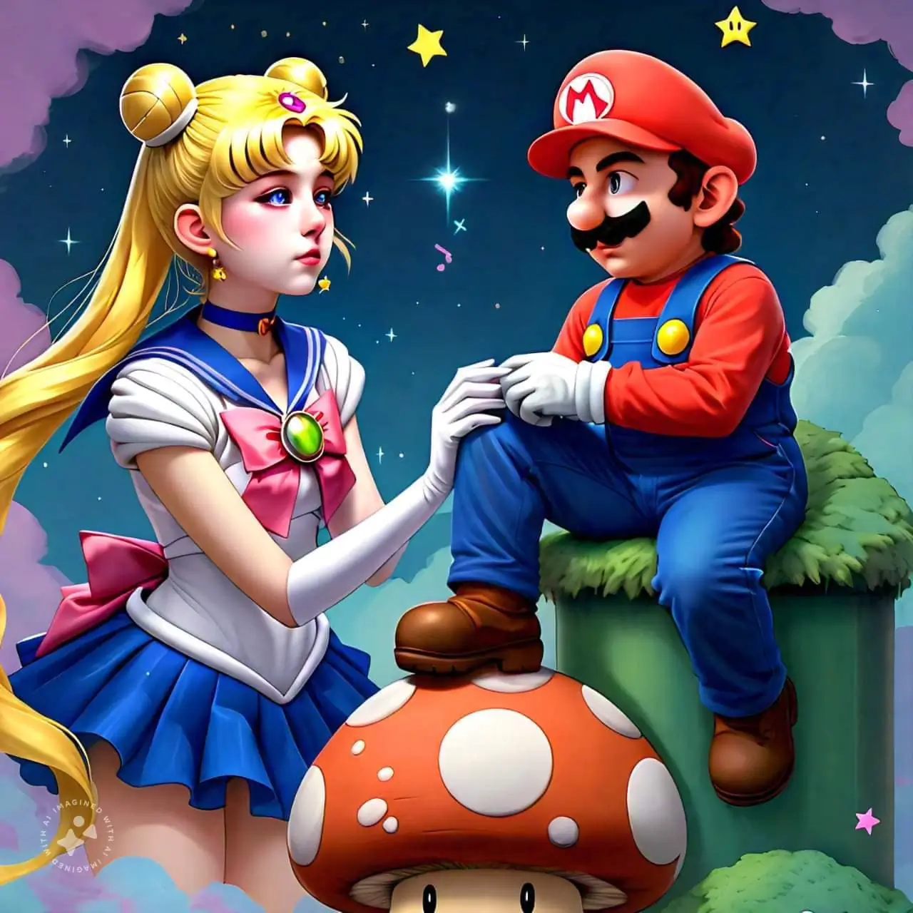 Mario XO Sailormoon